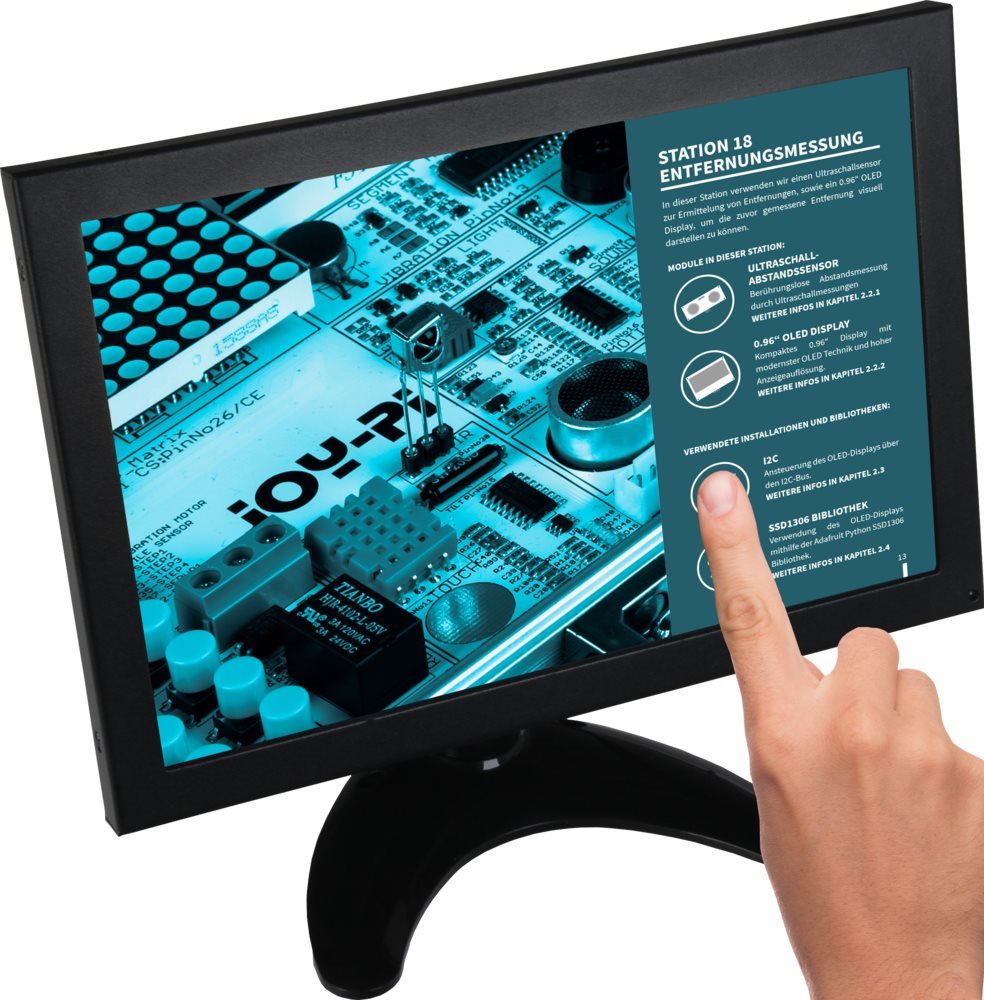 JOY-IT RASPBERRY PI touch display 10" kerettel