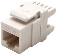 OEM Keystone csatlakozó RJ45 (6 kategória, árnyékolás nélküli, 180°, LSA) - Keystone