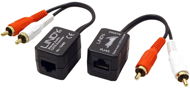 OEM Audio extender cez TP, 2× cinch, 100 m - Extender