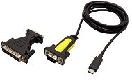 OEM USB C (M) Cable Adapter -> 1x RS232 (MD9), + FD9 / MD25 Reducer - Adapter