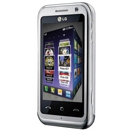 LG KM900 Arena stříbrný - Mobilní telefon - Hlavní obrázek