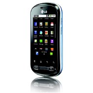 LG P350 Optimus Me Light Blue - Mobile Phone
