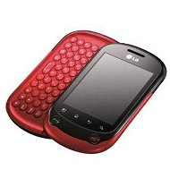LG C550 Optimus Chat red - Handy