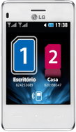 LG T375 Dual SIM T3 (White) - Mobile Phone