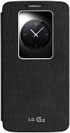  LG flipové case QuickWindow CCF-240G Black for LG G2 (D802)  - Phone Case