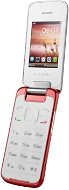 Alcatel One Touch 2010D Corraline (White-Red) - Mobile Phone