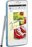 Alcatel One Touch 8000D SCRIBE (Easy Blue) Dual-Sim - Mobile Phone
