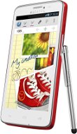 Alcatel One Touch 8000D SCRIBE (Easy Red) Dual-Sim - Mobile Phone