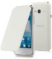 ALCATEL ONE TOUCH M´POP Flip Cover White - Phone Case