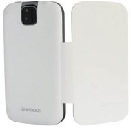 ALCATEL ONE TOUCH 991 Flip Cover White - Phone Case