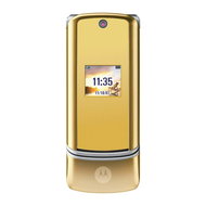 GSM Motorola KRZR K1 zlatý (gold) - Mobilní telefon