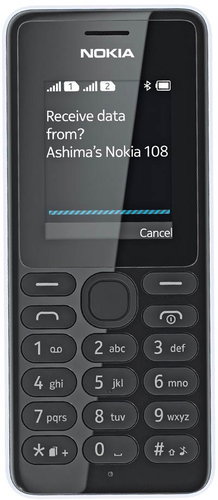 Nokia 108 bílá - Mobilní telefon - Hlavní obrázek