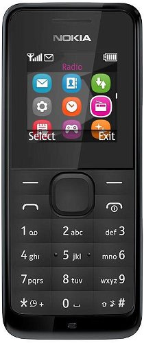 Nokia 105 SIM-Free Mobile Phone, Black: : Electronics