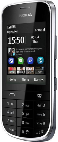 Nokia Asha 203 Dark Grey - Mobile Phone - Main image