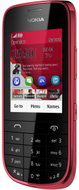 Nokia Asha 203 Red - Mobile Phone