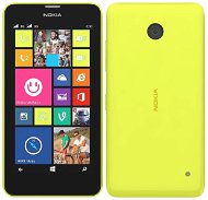  Nokia Lumia 630 Dual SIM Bright Yellow + Black back cover  - Mobile Phone