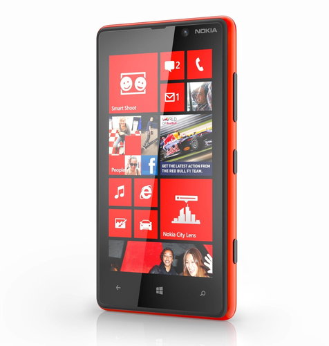 Nokia Lumia 820 Red - Mobile Phone - Main image
