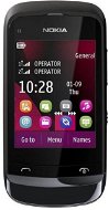 Nokia C2-03 Dual SIM Touch and Type Chrome Black - Mobile Phone