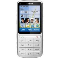 Nokia C3-01 5MP Touch and Type Silver - Mobile Phone