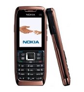 Nokia E51 černo-růžový (rose steel) - Handy