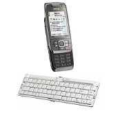 Nokia E66 šedý + Bluetooth klávesnice SU-8W - Mobilní telefon