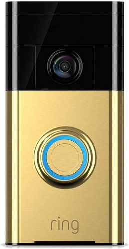 Ring Doorbell Polished Brass - Video Doorbell - Main image
