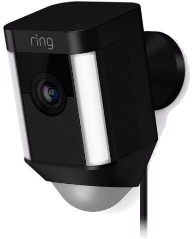 Ring Hardwired Spotlight Cam Black - IP Camera - Main image
