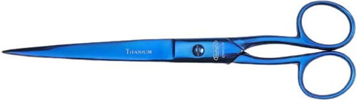 RON 1473 20 cm blue - Titanium scissors - Main image