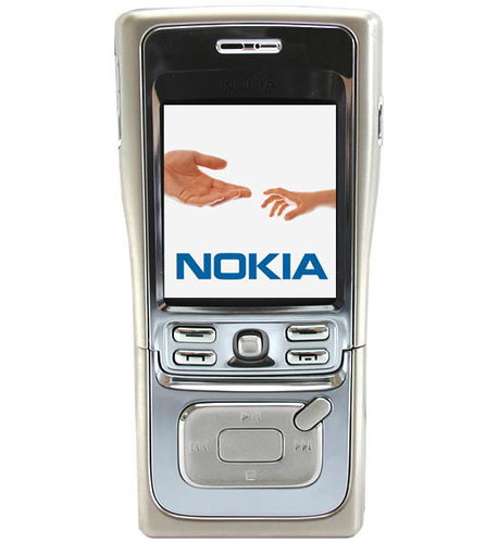 GSM Nokia N91 světle chromovaný (light chrome) - Mobile Phone - Main image