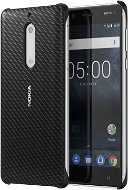 Nokia Carbon Fibre Design Case CC-803 für Nokia 5 Onyx Black - Schutzabdeckung