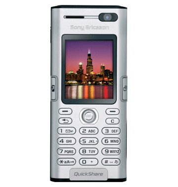 GSM Sony Ericsson K600i aluminiový (aluminum silver) - Mobile Phone - Main image