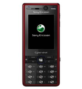 GSM Sony Ericsson K810i červený (red) - Mobile Phone - Main image
