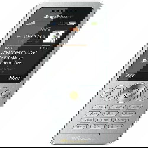 Sony Ericsson W302 bílý - Mobile Phone - Main image