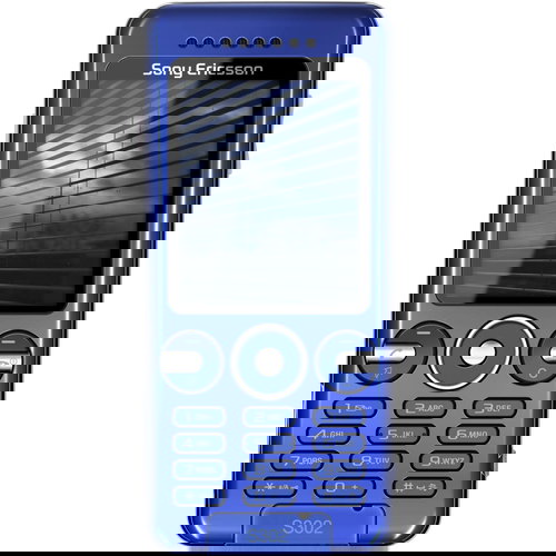 Sony Ericsson S302 modrá - Handy - Hauptbild