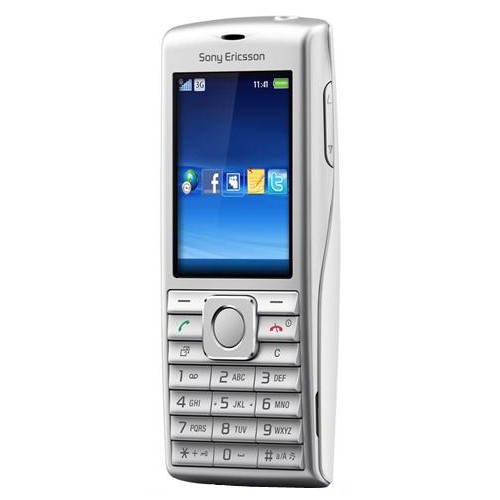 Sony Ericsson J108 Cedar Silver White - Mobile Phone - Main image