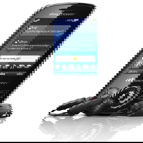 Sony Ericsson Spiro W100i Stealth Black - Mobile Phone - Main image