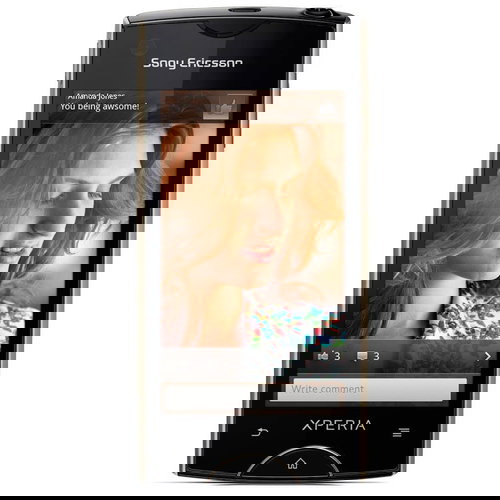 Sony Ericsson Xperia ray Gold - Mobile Phone - Main image