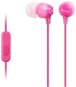 Fej-/fülhallgató Sony MDR-EX15AP rózsaszín - Sluchátka