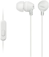 Fej-/fülhallgató Sony MDR-EX15AP, fehér - Sluchátka