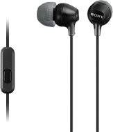 Sony MDR-EX15AP, fekete - Fej-/fülhallgató