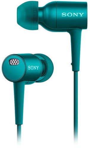 Sony Hi-Res MDR-EX750NAL cyan - Headphones - Main image