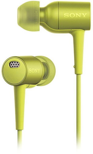 Sony Hi-Res MDR-EX750 Yellow - Headphones - Main image