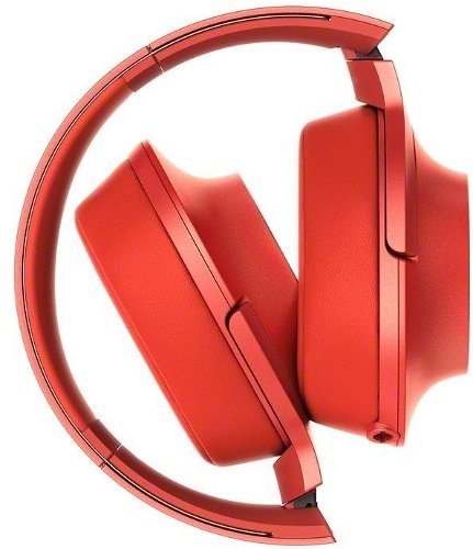 Hi-Res Kopfhörer rot - Sony MDR-100 H.ear