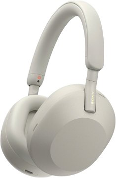 Sony Noise Cancelling WH-1000XM5, stříbrná  - Bezdrátová sluchátka 
