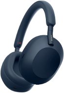Vezeték nélküli fül-/fejhallgató Sony WH-1000XM5 Noise Cancelling, kék - Bezdrátová sluchátka