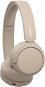 Bezdrátová sluchátka Sony Bluetooth WH-CH520, béžová - Bezdrátová sluchátka