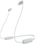 Sony WI-C100, fehér - Vezeték nélküli fül-/fejhallgató