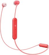 Sony WI-C300 červené - Bezdrôtové slúchadlá