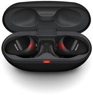 Sony True Wireless WF-SP800N, fekete - Vezeték nélküli fül-/fejhallgató