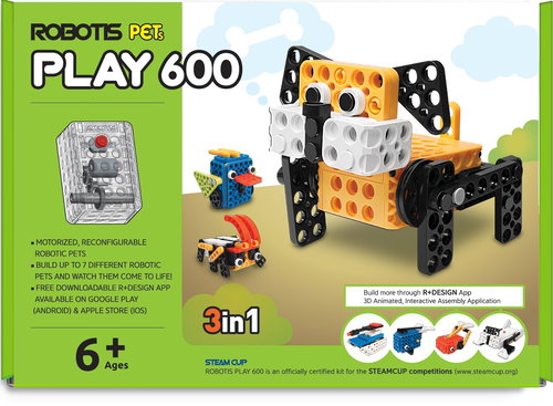 ROBOTIS PLAY 600 PETs Hauptbild ROBOTIS PLAY 600 PETs - Bausatz - Hauptbild